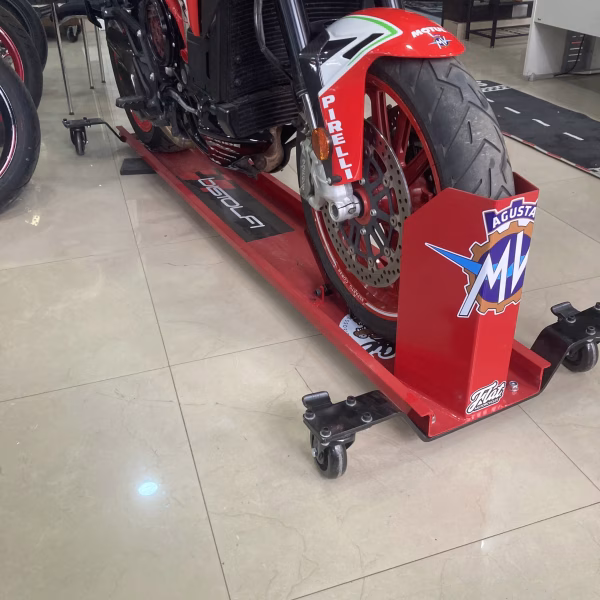 Rampa móvil para motos