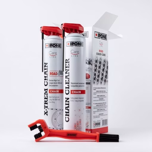 KIT LUBRICANTE Y DESENGRASANTE DE CADENAS 750ML Ipone